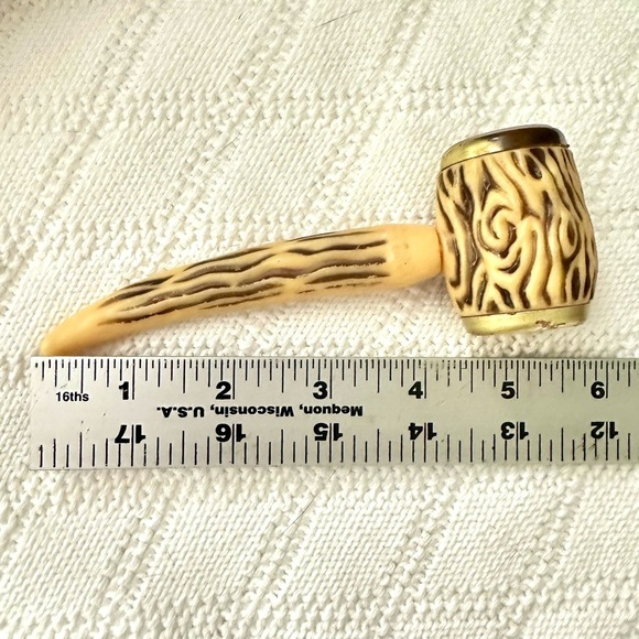 🔵 “Corncob Pipe" Salt & Pepper Shakers From Idlewild Park in Pennsylvania - Picture 8 of 9